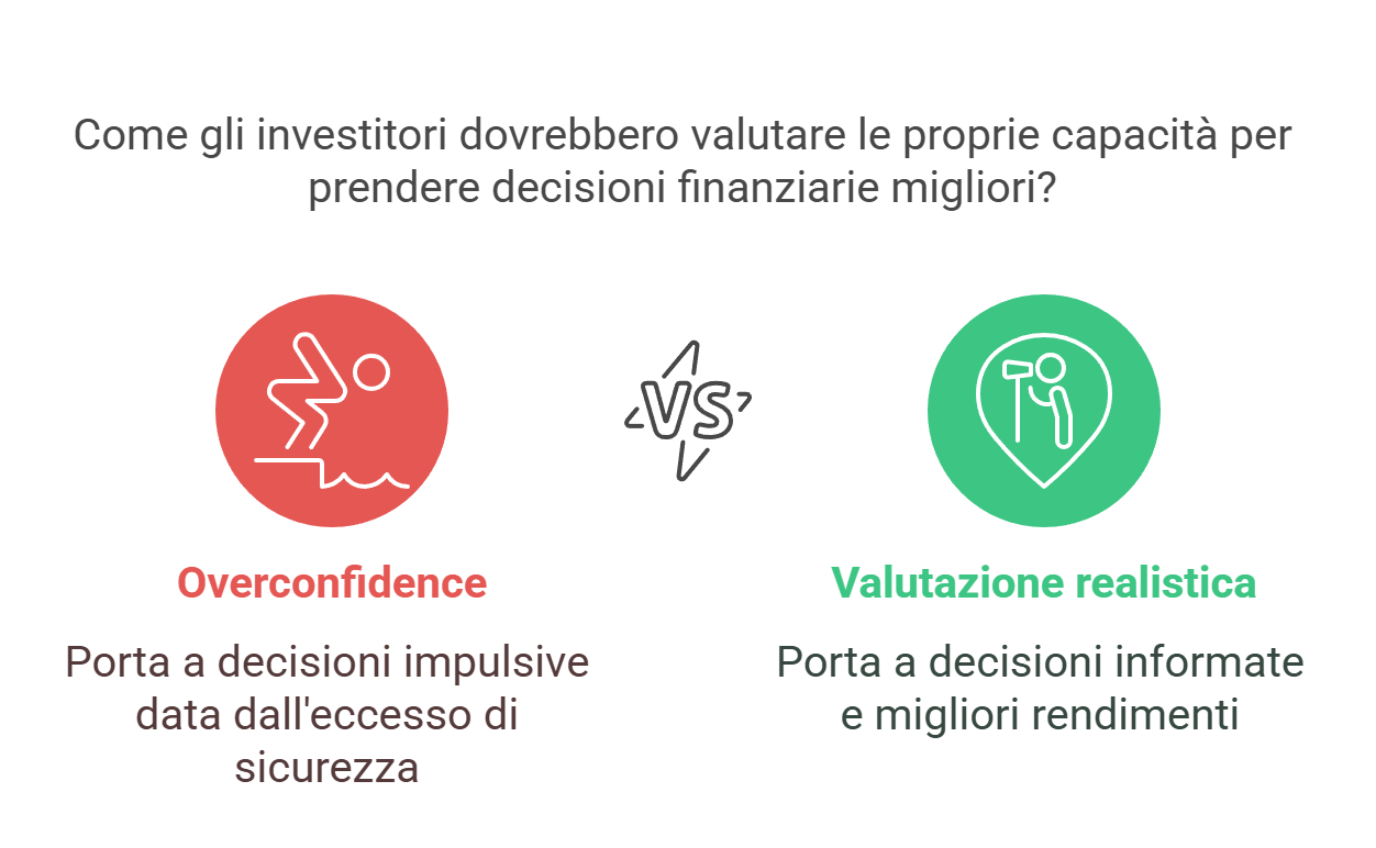 L'overconfidence l'eccessiva fiducia in se stessi