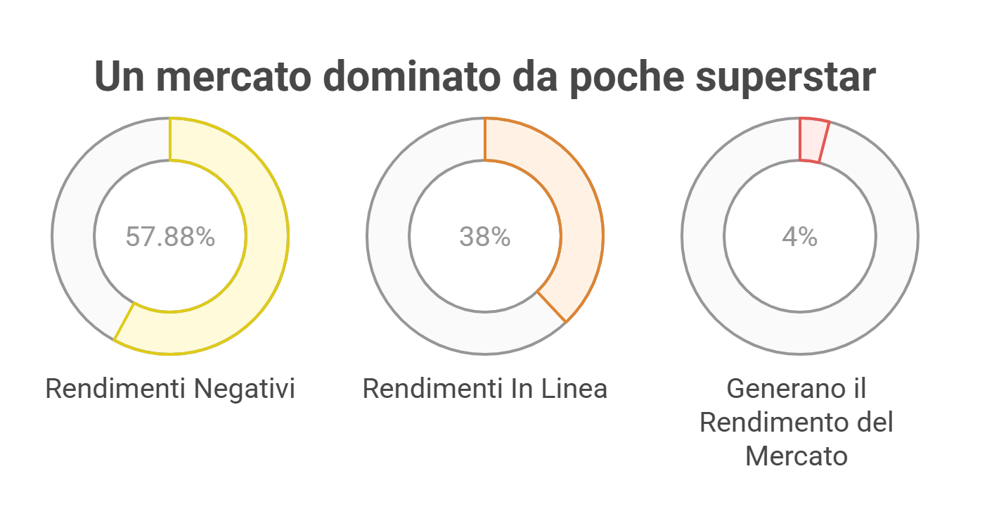 Un mercato dominato da poche superstar